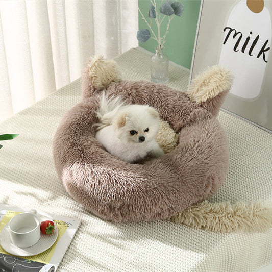 KFX-2643773 Cozy Cloth Rabbit Pet Nest Dog Bed in Various Colors and Sizes