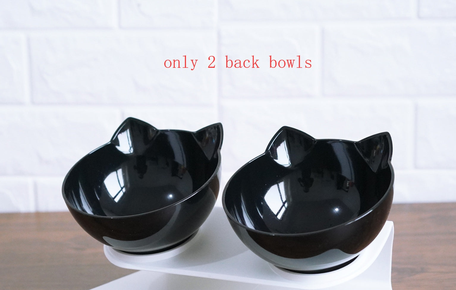 KFX-2643901 Transparent Cat Bowl with Inclined Design for Easy Eating and Comfort