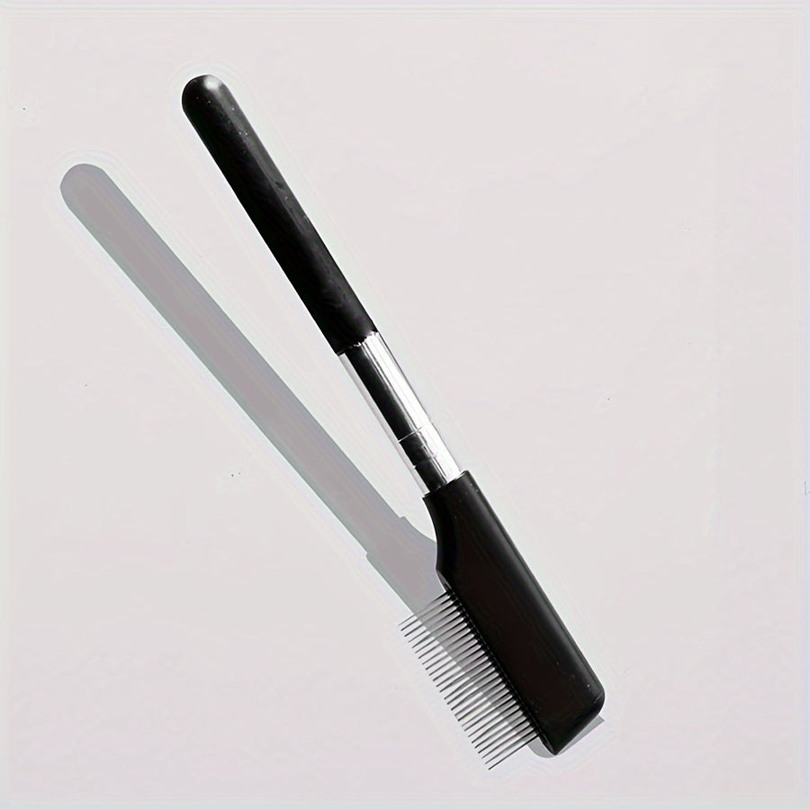 KFX-2645181 Pet-Friendly Eye Grooming Brush with Soft Tear Stain Remover and Ambidextrous Design for Dogs and Cats