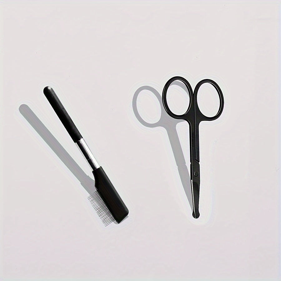 KFX-2645181 Pet-Friendly Eye Grooming Brush with Soft Tear Stain Remover and Ambidextrous Design for Dogs and Cats