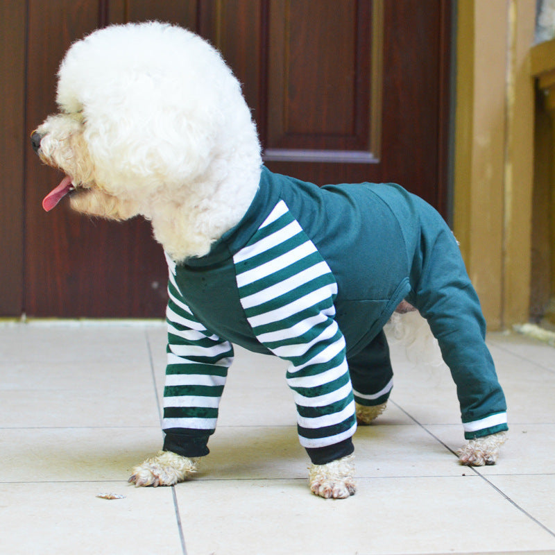 KFX-2646077 Cotton Teddy Bear Costume for Dogs - Cozy Four-Legged Outfit