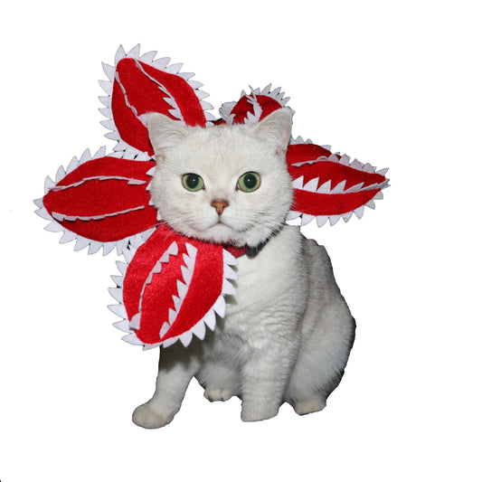 KFX-2648509 Cannibal Flower Fun Polyester Headgear for Cats in Multiple Sizes