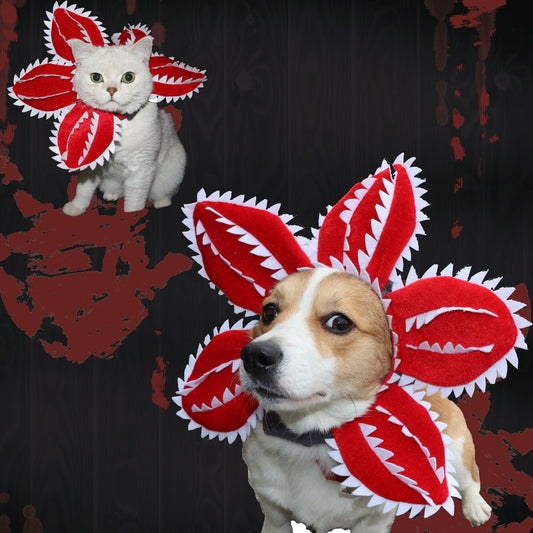 KFX-2648509 Cannibal Flower Fun Polyester Headgear for Cats in Multiple Sizes