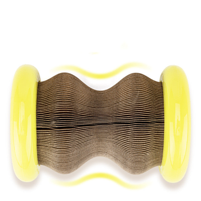 KFX-2649661 Corrugated Cat Scratching Wheel and Toy, Multi-functional TPR + ABS + Paper Board for Claw Grinding and Play