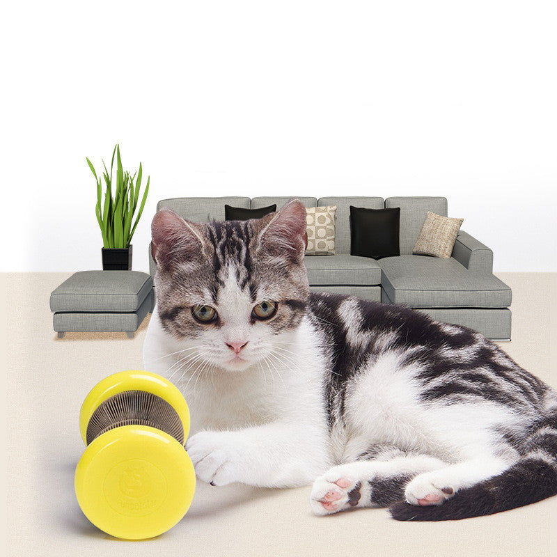 KFX-2649661 Corrugated Cat Scratching Wheel and Toy, Multi-functional TPR + ABS + Paper Board for Claw Grinding and Play