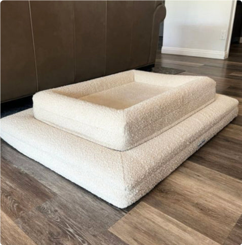 KFX-2653501 Rectangular Thickened Mattress Pet Sofa Bed for Dogs - Multiple Sizes Available