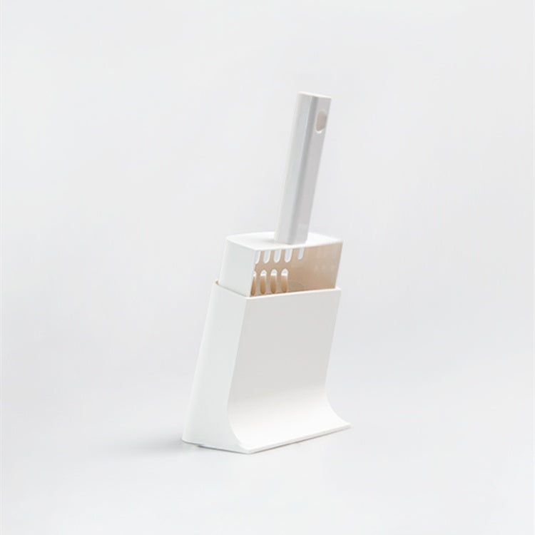 KFX-2655037 Sleek White Cat Litter Scoop Kit for Effortless Cleanup