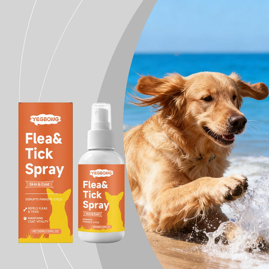 KFX-2657085 Natural Flea and Tick Prevention Spray for Dogs with Essential Oils