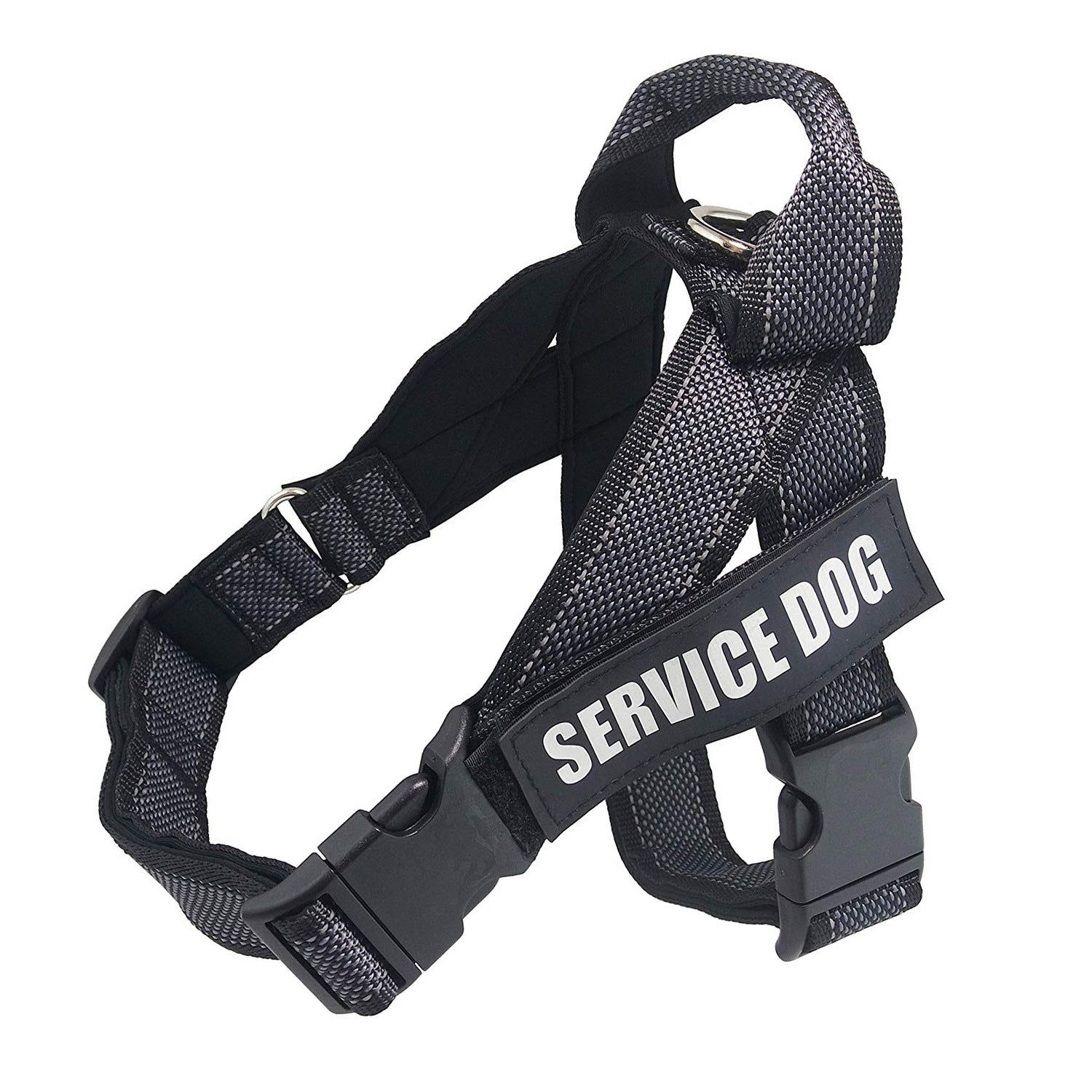 KFX-2658493 Adjustable Nylon Dog Car Safety Chest and Back Strap - Various Sizes Available
