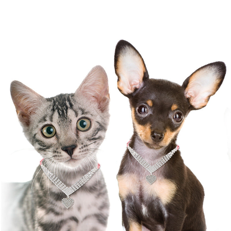 KFX-2659005 Fashion Simple Solid Color Collar and Leash for Dogs and Cats - Available in Green, Blue, Purple, Pink