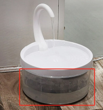 KFX-2661053 Swan Neck Automatic Pet Drinking Fountain with 2L Capacity and High-Efficiency Filtration System
