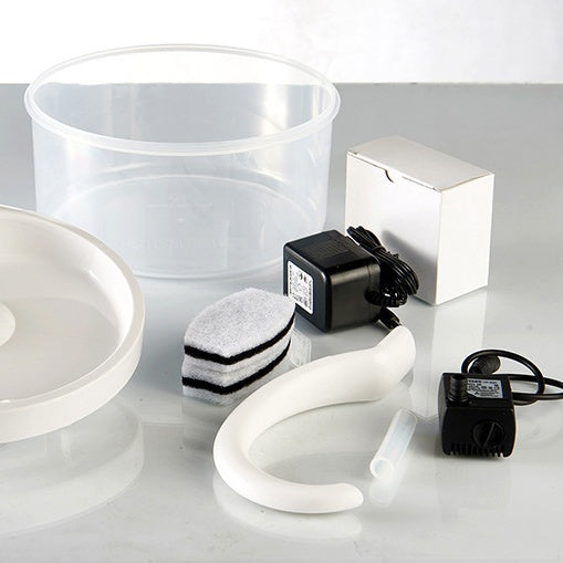 KFX-2661053 Swan Neck Automatic Pet Drinking Fountain with 2L Capacity and High-Efficiency Filtration System
