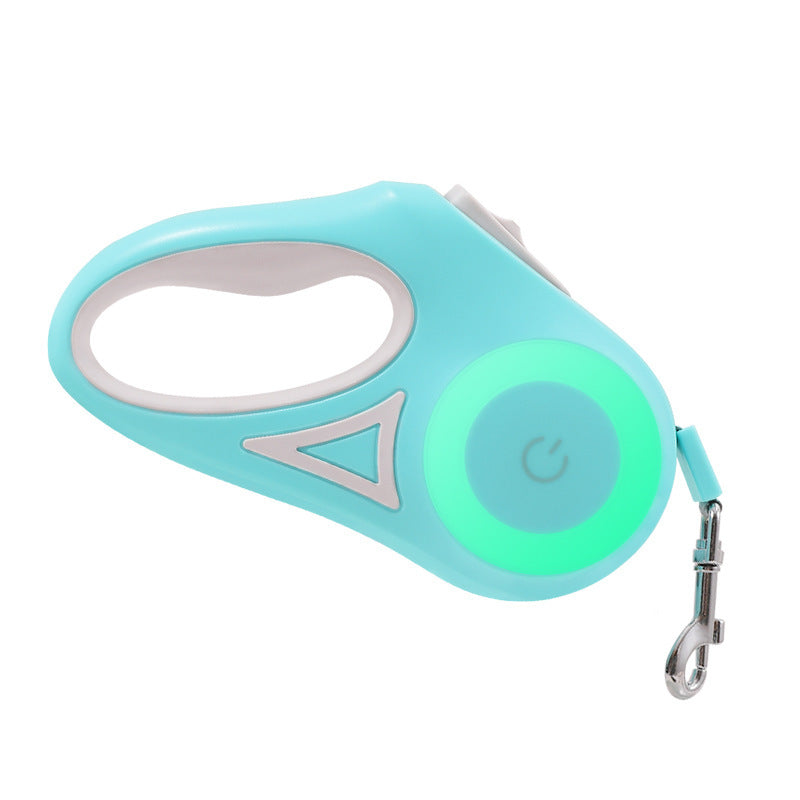 KFX-2670525 Retractable Dog Leash with Collar - Automatic Traction Rope for Small to Large Pets