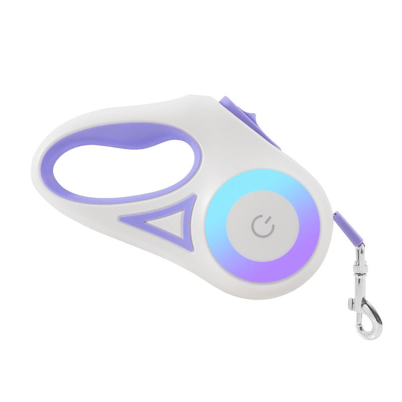 KFX-2670525 Retractable Dog Leash with Collar - Automatic Traction Rope for Small to Large Pets