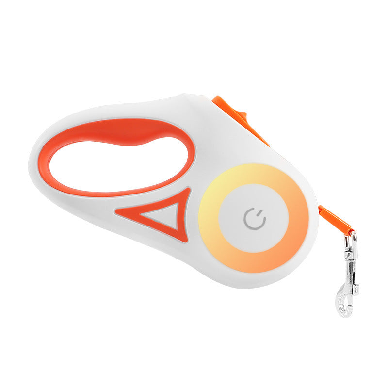 KFX-2670525 Retractable Dog Leash with Collar - Automatic Traction Rope for Small to Large Pets