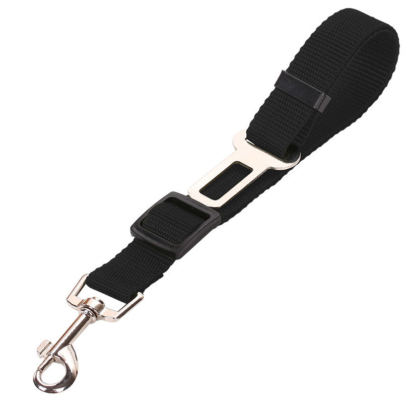 KFX-2672189 Adjustable Nylon Seat Belt for Dogs - Black, Red, Blue, Purple, Green - 2.5 * 70cm