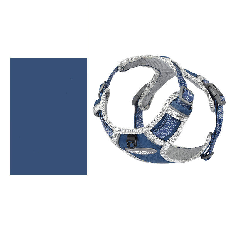 KFX-2675773 Adjustable Dog Vest with Drawstring for Chest and Back Support