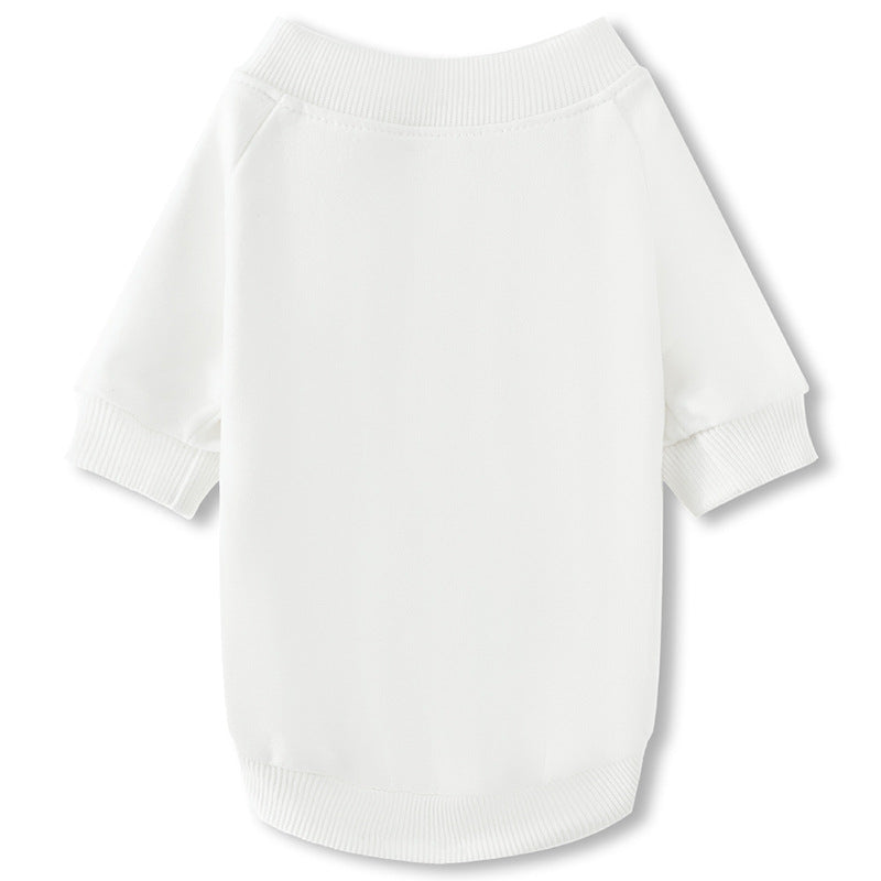KFX-2681533 Sparkling Pullover Sweater for Pet Dogs - Cozy Cotton Clothing in Multiple Colors