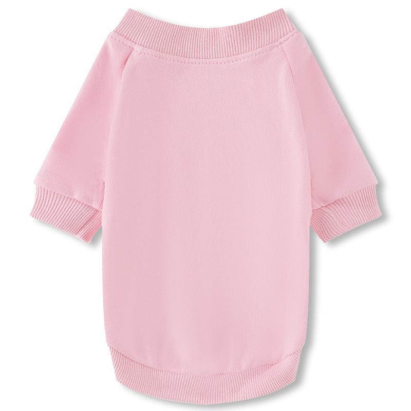 KFX-2681533 Sparkling Pullover Sweater for Pet Dogs - Cozy Cotton Clothing in Multiple Colors