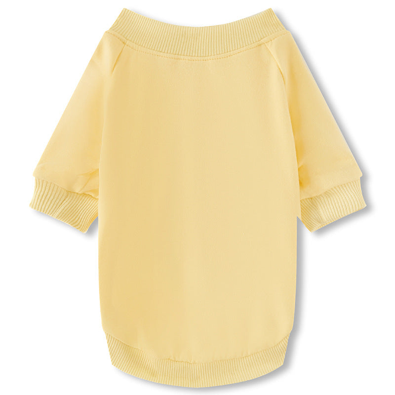 KFX-2681533 Sparkling Pullover Sweater for Pet Dogs - Cozy Cotton Clothing in Multiple Colors