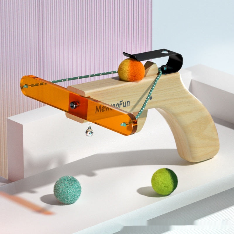 KFX-2683069 Interactive Cat Toy for Boredom Relief - Pine, Acrylic & Cashmere Design
