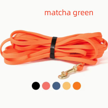 KFX-2687677 Thickened 1cm Pet Training Dog Leash with Flexible Skin Texture - Available in Multiple Colors