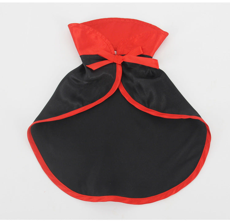 KFX-2689597 Cozy Fleece Pet Cloak for Halloween – Warm and Comfortable Design
