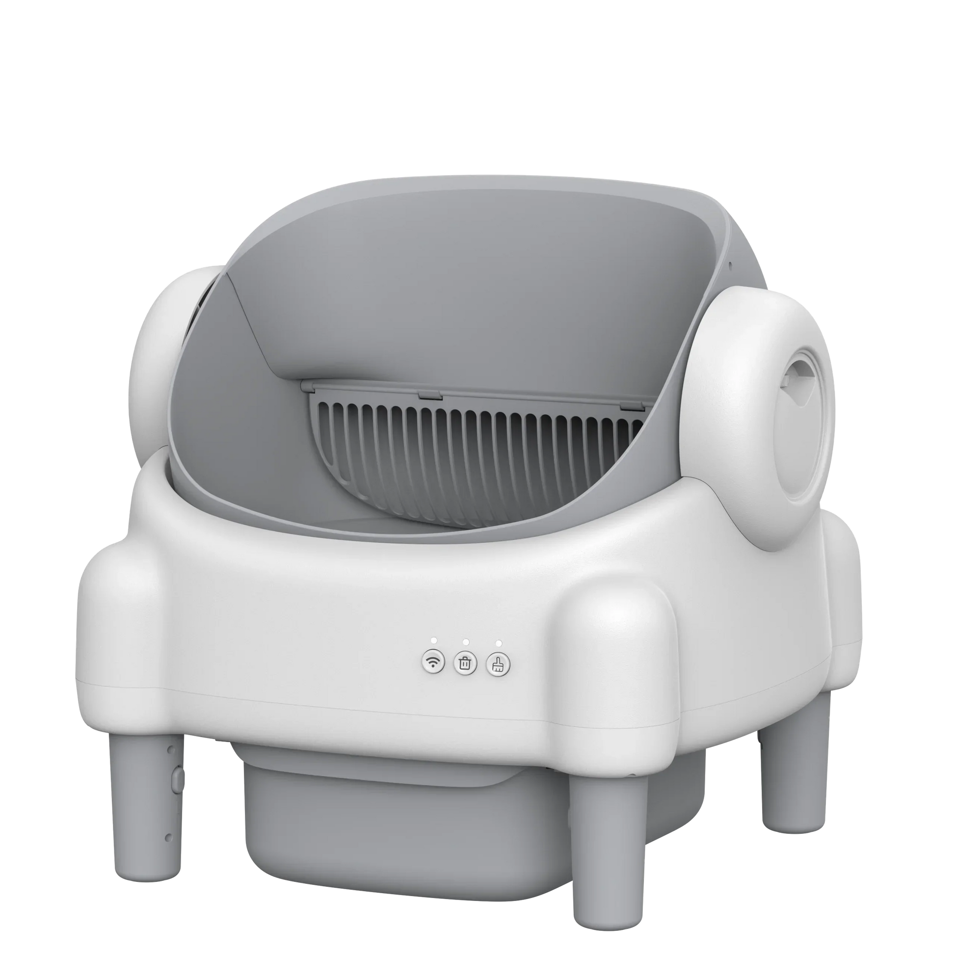 KFX-269139 Smart Cat Litter Box with Automatic Cleaning and Large 65L Capacity, Open Design