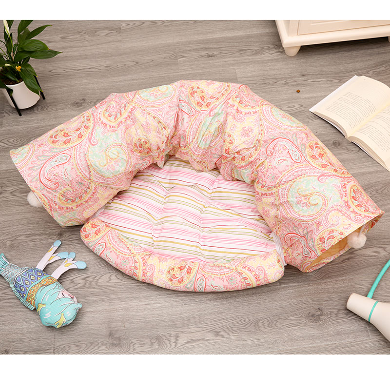 KFX-2692029 Cozy Pet Sleeping Bag for Cats – Multi-Season Styles with Soft PP Cotton Lining