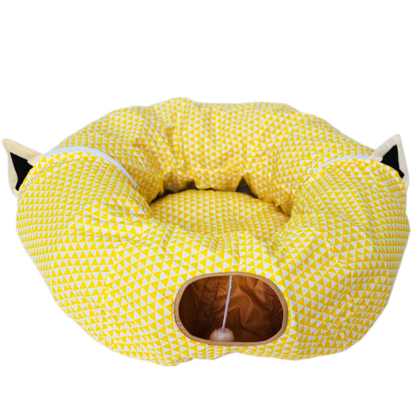 KFX-2692029 Cozy Pet Sleeping Bag for Cats – Multi-Season Styles with Soft PP Cotton Lining