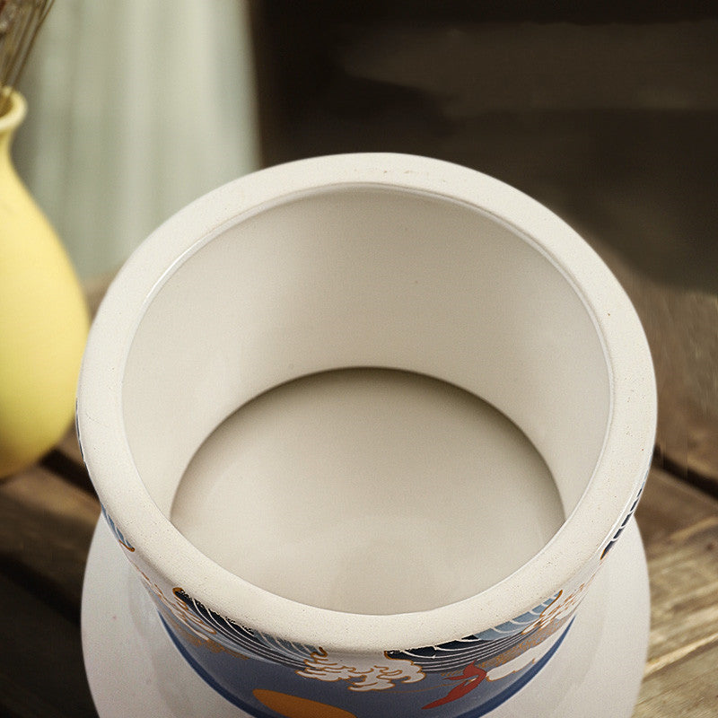 KFX-2693949 Anti-overturning High Foot Ceramic Cat and Dog Bowl – Sunset Afterglow Color Options