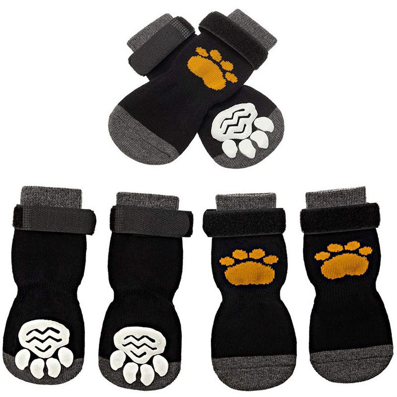 KFX-2694589 Dog Socks Booties - Anti-Slip Mute for Medium to Large Dogs
