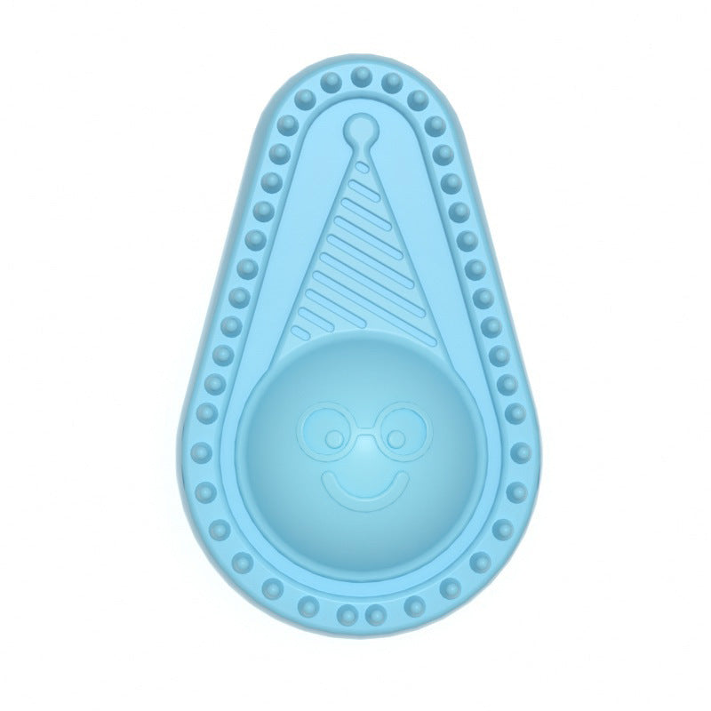 KFX-2696381 Molar TPR Teething Toy for Pets - Avocado, Gentleman Blue, Cherry Blossom Colors
