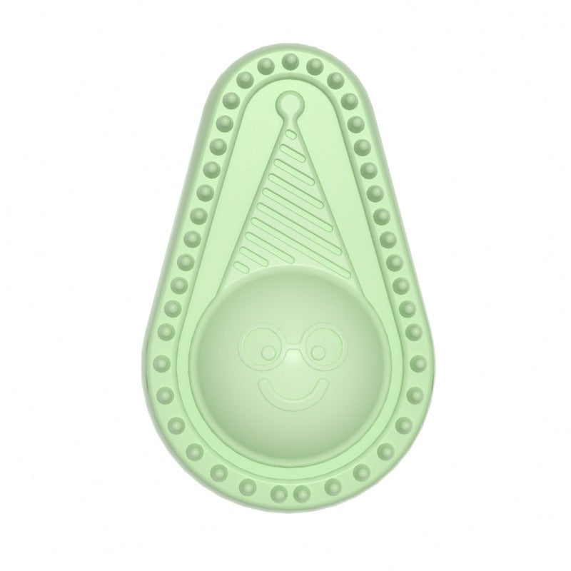 KFX-2696381 Molar TPR Teething Toy for Pets - Avocado, Gentleman Blue, Cherry Blossom Colors