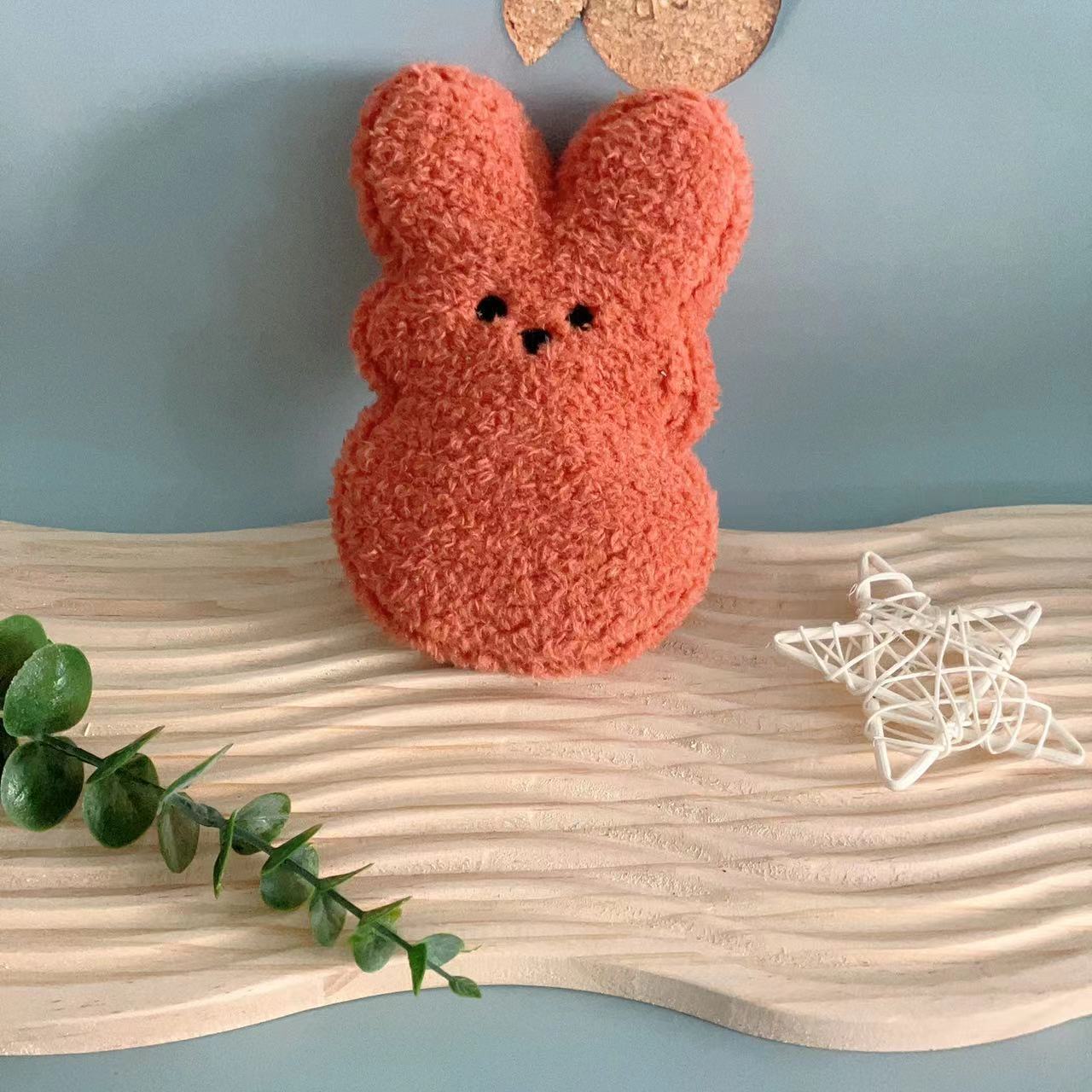KFX-2697405 Easter Bunny Plush Doll Pet Toy for Dogs and Cats - 15cm Soft Plush in Various Colors