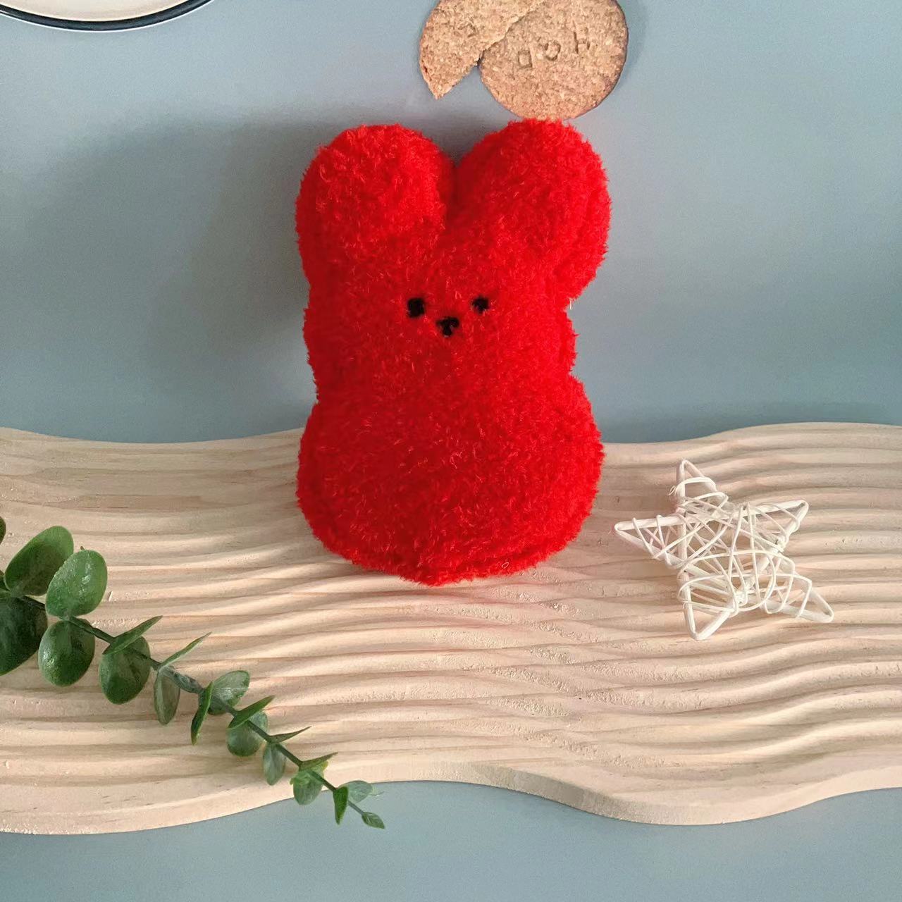KFX-2697405 Easter Bunny Plush Doll Pet Toy for Dogs and Cats - 15cm Soft Plush in Various Colors