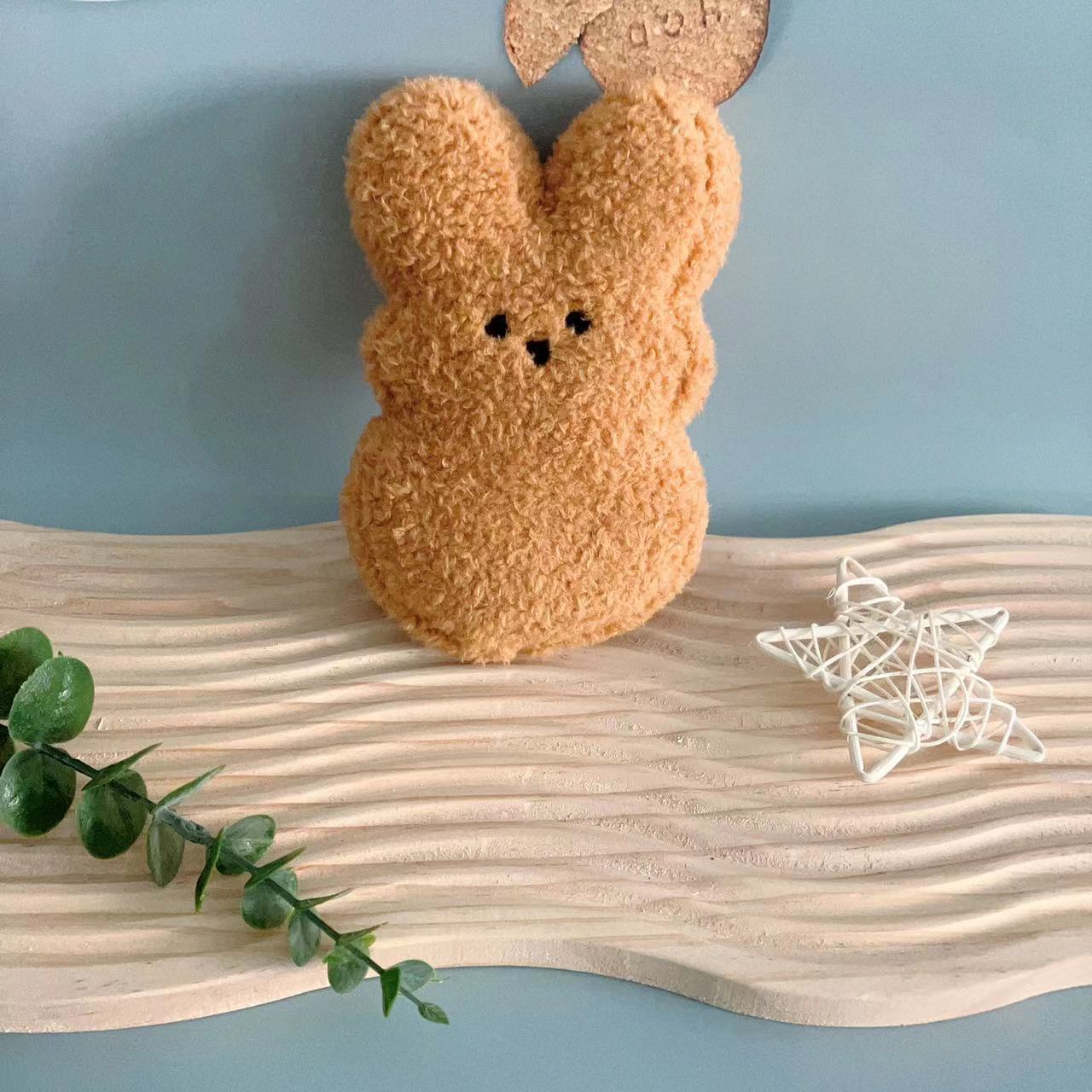 KFX-2697405 Easter Bunny Plush Doll Pet Toy for Dogs and Cats - 15cm Soft Plush in Various Colors