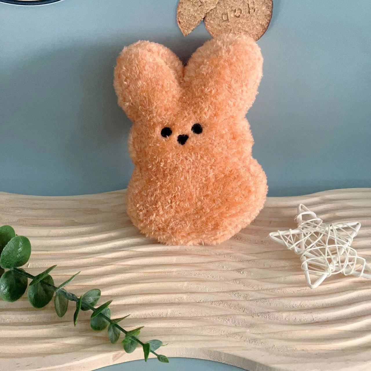 KFX-2697405 Easter Bunny Plush Doll Pet Toy for Dogs and Cats - 15cm Soft Plush in Various Colors