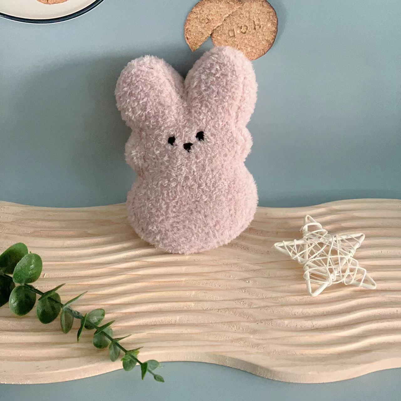 KFX-2697405 Easter Bunny Plush Doll Pet Toy for Dogs and Cats - 15cm Soft Plush in Various Colors