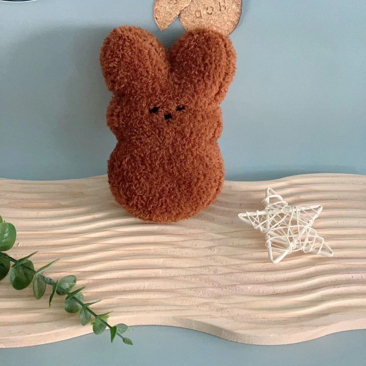 KFX-2697405 Easter Bunny Plush Doll Pet Toy for Dogs and Cats - 15cm Soft Plush in Various Colors
