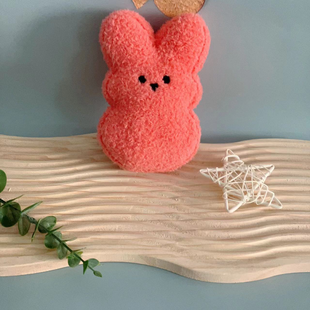 KFX-2697405 Easter Bunny Plush Doll Pet Toy for Dogs and Cats - 15cm Soft Plush in Various Colors