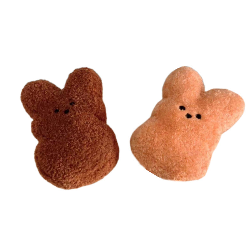 KFX-2697405 Easter Bunny Plush Doll Pet Toy for Dogs and Cats - 15cm Soft Plush in Various Colors