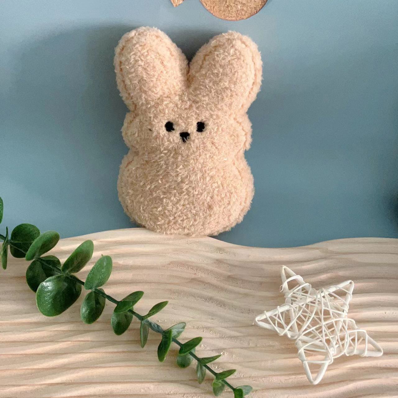 KFX-2697405 Easter Bunny Plush Doll Pet Toy for Dogs and Cats - 15cm Soft Plush in Various Colors