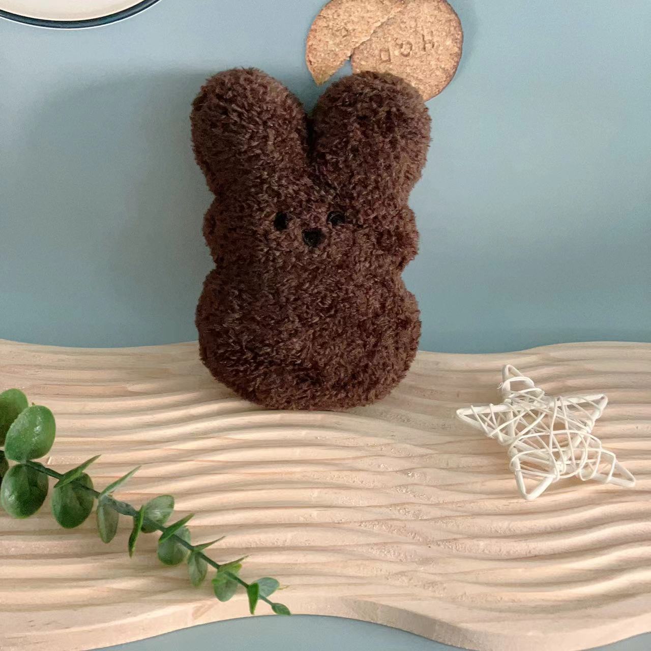 KFX-2697405 Easter Bunny Plush Doll Pet Toy for Dogs and Cats - 15cm Soft Plush in Various Colors