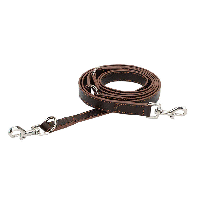 KFX-2697533 Rust Brown, Green Sink, and Orange Brown Puppy Collar and Traction Rope Set with Poop Picking Bags