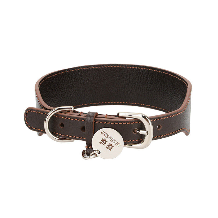 KFX-2697533 Rust Brown, Green Sink, and Orange Brown Puppy Collar and Traction Rope Set with Poop Picking Bags
