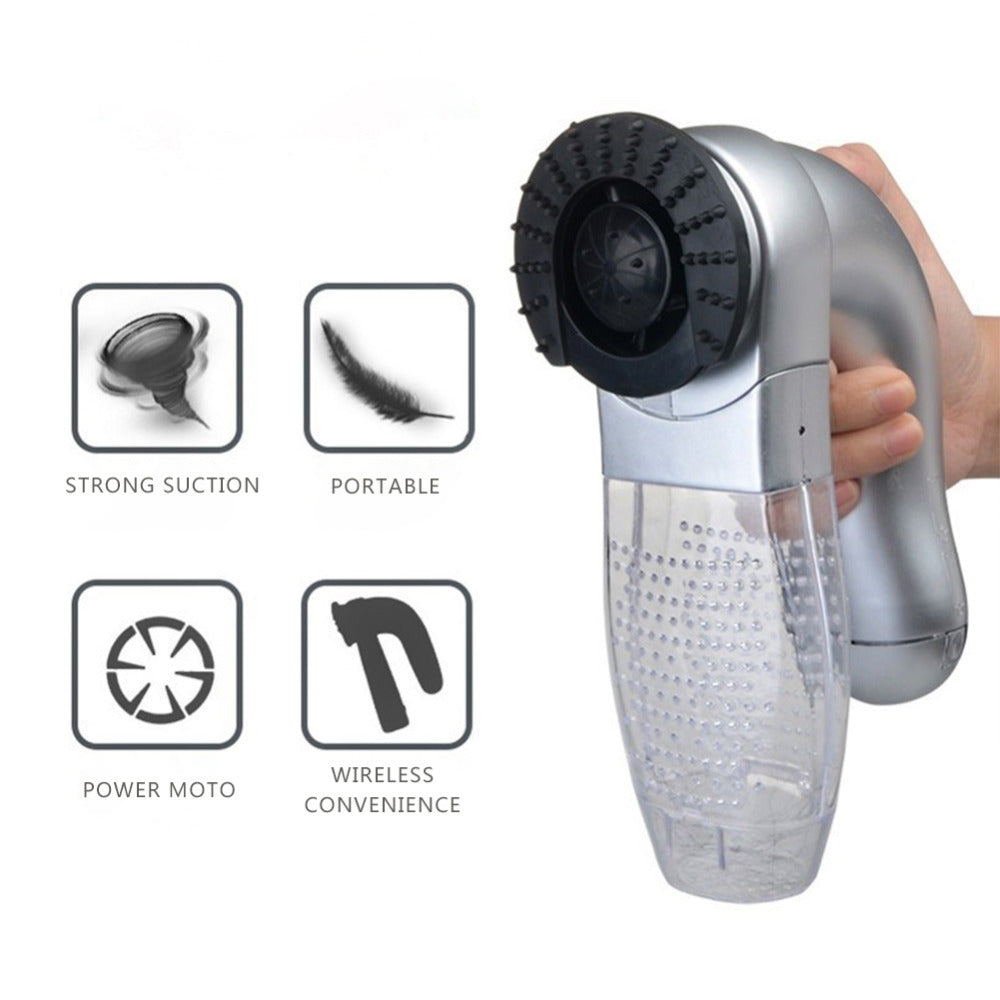 KFX-2699325 Portable Electric Pet Hair Remover Vacuum Cleaner for Cats and Dogs - Cordless, Safe, and Quiet