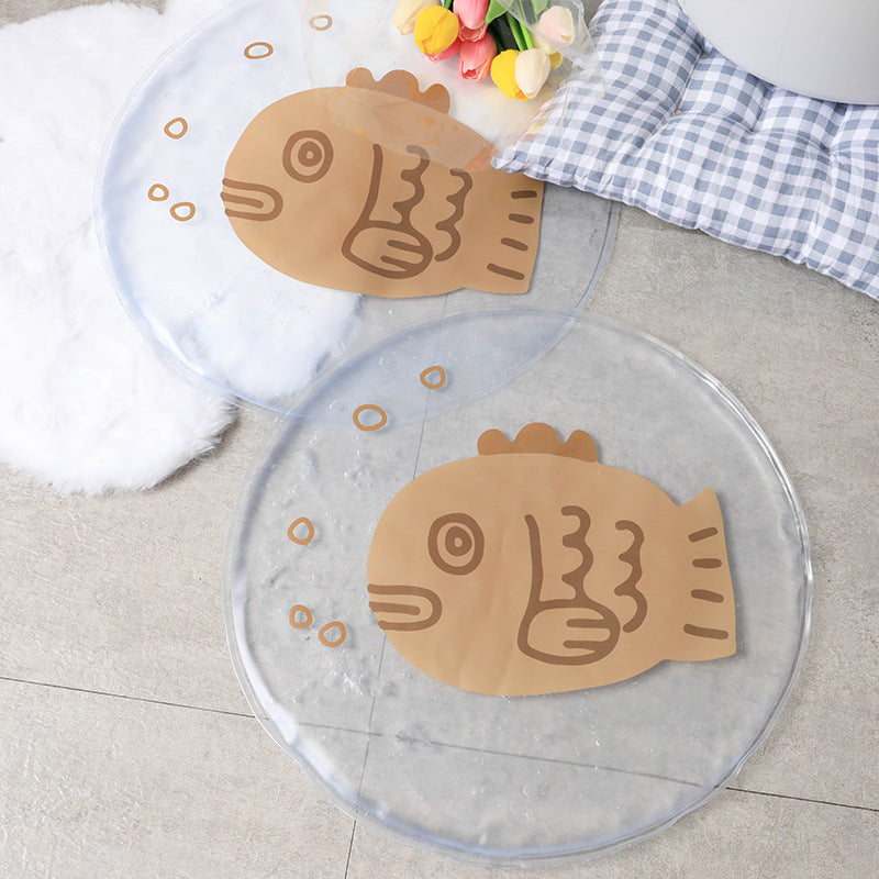 KFX-2699581 Cooling Pet Dog and Cat Ice Mat for Summer Comfort - Pressure Activated, Portable Design