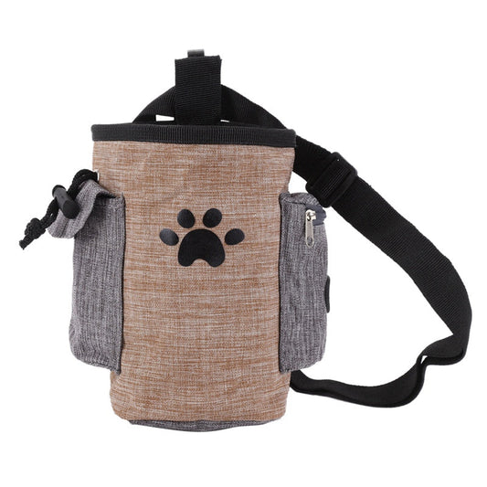 KFX-2699965 Durable Pet Treat Belt Bag for Dogs - Oxford Fabric, All Seasons, 17x13cm