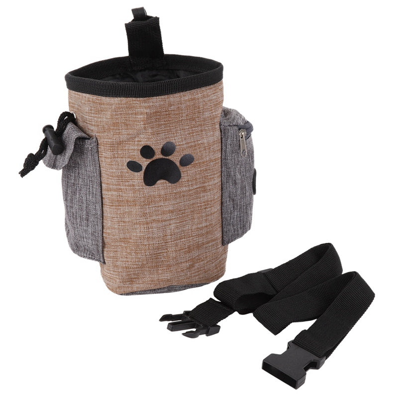 KFX-2699965 Durable Pet Treat Belt Bag for Dogs - Oxford Fabric, All Seasons, 17x13cm